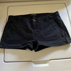 Express black 98%cotton shorts, free beauty gift with purchase!